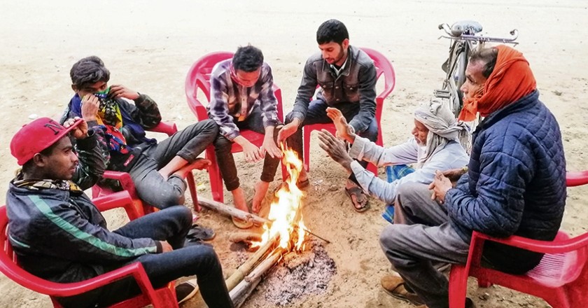 शीतलहरले तराईको जनजीवन कष्टकर