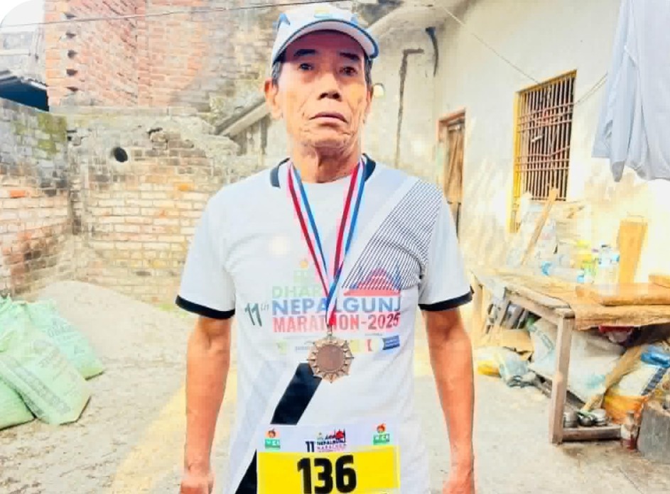 नेपालगन्जका मंगले तामाङ वर्ल्ड म्याराथनको वरियतामा