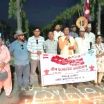 गणतन्त्र दिवसको अवसरमा कोहलपुरमा दीप प्रज्ज्वलन