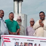 वीपी स्मृति दिवसमा कांग्रेस बाँकेद्वारा वीपीको शालिकमा माल्यार्पण