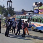 पेट्रोलियम पदार्थको मूल्यवृद्धि फिर्ता गर्न माग गर्दै बुटवलमा चक्काजाम