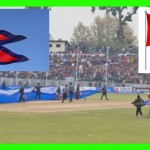 नेपाल र यूएईको फाइनल खेल वर्षाले रोकियो, अहिलेसम्म यूएईको ५ विकेटको क्षति