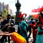 मिटरब्याज पीडितको सिंहदरबार अगाडि प्रदर्शन, एक दर्जन बढी पक्राउ