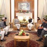 प्रधानमन्त्री प्रचण्ड र नरेन्द्र मोदीबीच भेटवार्ता