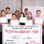 नेपालगन्जमा एक महिने नि:शुल्क कुक तालिम सम्पन्न