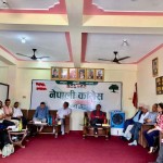 लुम्बिनी कांग्रेसले प्रशिक्षण दिँदै, कार्यक्रमलाई डा. शेखरले सम्बोधन गर्दै
