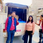युवा नेतृ मेनुका शाहीको पहलमा स्वास्थ्य सामग्री सहयोग