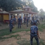 सशस्त्र प्रहरीले गर्यो बर्दियास्थित बंगलामुखी मन्दिरको सरसफाइ