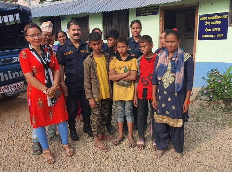 कार्तिक २० गतेदेखि कोहलपुरबाट हराएका ४ जना बालकको कोहलपुर प्रहरीद्वारा उद्दार