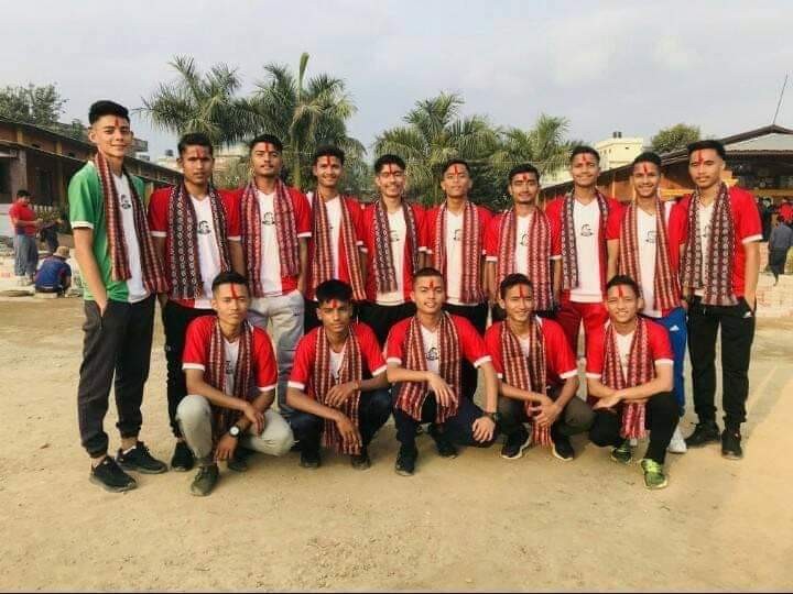 तुलसीपुरको फुटबल टोली काठमाण्डौ प्रस्थान