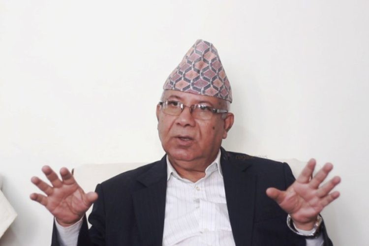 एमालेलाई राष्ट्रपति दिए बर्बादै हुन्छ: माधव नेपाल