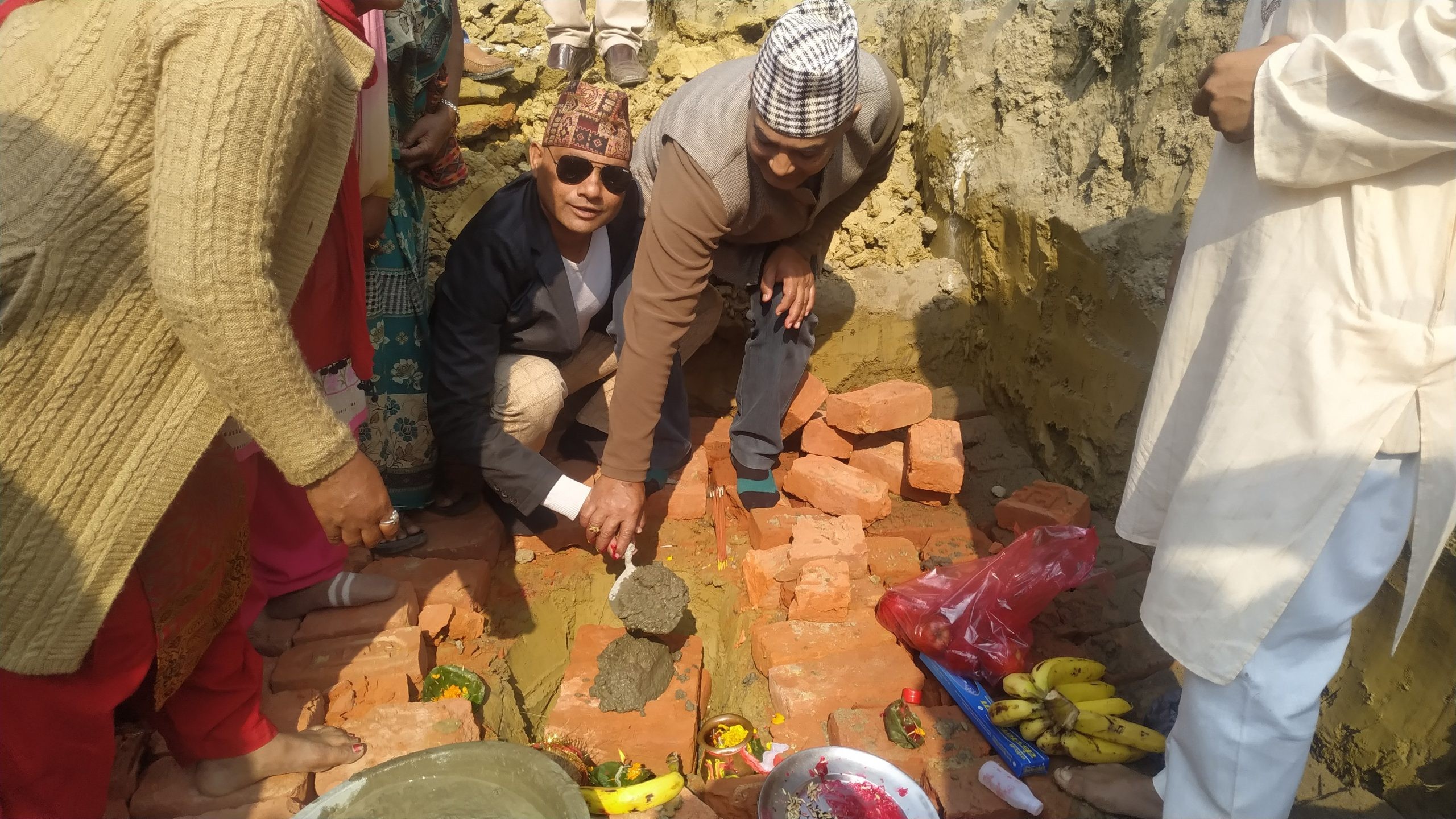 नेपालगन्जको वडा नंं ४ मा दुई करोडको लागतमा स्कुल भवन बन्दै