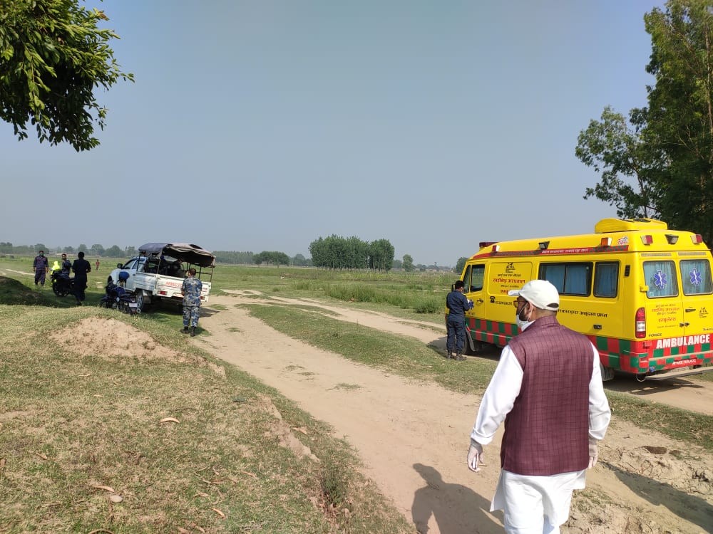 नरैनापुरका ८ जना कोरोना संक्रमितहरुलाई दाङ्गको बेलझुण्डीमा लगियो