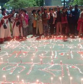 लैंगिक हिंसा विरुद्धको १६ दिने अभियान सुरुः नेपालगञ्जमा दीप प्रज्वलन