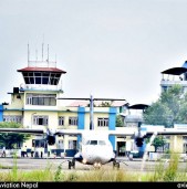 भरतपुर विमानस्थलमा लागेको आगो नियन्त्रणमा
