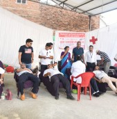 नेपालगञ्ज उपमहानगरपालिकाद्वारा रक्तदान