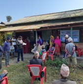 राप्तीसोनारीमा नि:शुल्क आँखा शिविर: १४ सय लाभान्वित, १४९ मा मोतिविन्दु