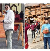 राप्रपामा लिङदेनलाई जिताउन मुस्लिम नेता बेहना र खाँ गए पशुपतिनाथ मन्दिरमा