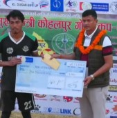 दुधौली स्पोर्ट्स क्लब कोहलपुर गोल्ड कपको सेमीफाइनलमा