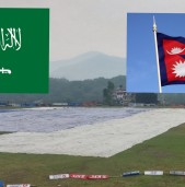 नेपाल र साउदी अरेबियाको खेल वर्षाले प्रभावित, खेल रद्द भए नेपाल सेमिफाइनलमा