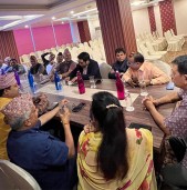 शेखर समूहले पार्टी कार्यालयमा धर्ना दिने