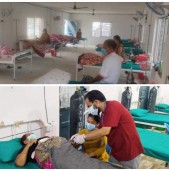 आफू बिरामी पर्दा समेत संक्रमितको उपचारमा तल्लीन अध्यक्ष बेहना