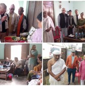 गिरीको निधनमा शोक ब्यक्त गर्न निवासमै पुगे कांग्रेस नेता डा. कोइराला