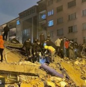 टर्की र सिरियामा भूकम्पबाट अहिलेसम्म ११ हजार बढीको मृत्यु