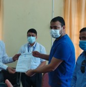 सञ्चार विधेयक पुनर्लेखनको माग गर्दै लुम्बिनी सरकारलाई ज्ञापनपत्र