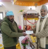 नेपालगञ्जको गुरुद्वारालाई नगर प्रमुख राणाको तलब र भत्ता सहयोग