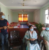 नेपालगन्जको १२ नम्बर वडाले बनायो आइसोलेसन
