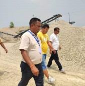 राप्तीसोनारी गाउँपालिकाका अधिकांश स्थानमा नदीजन्य सामाग्रीको अबैध उत्खनन्