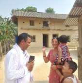 राप्तीसोनारीमा कांग्रेसका तप्त पौडेलको घरदैलो अभियान तिव्र