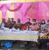 बाँके कांग्रेस अधिबेशनमा खटियो नेपाल स्वास्थ्यकर्मी संघ बाँकेको टोली