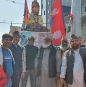 नेपालगन्जमा त्रिभुवनको शालिकको पुनर्स्थापना गरियो