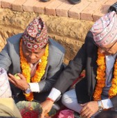 लुम्बिनीको प्रशासनिक भवन बन्दै, मुख्यमन्त्रीद्वारा शिलान्यास