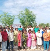 ४१ औं वीपी स्मृति दिवसमा नेपालगन्जको कान्तीतालमा वृक्षारोपण