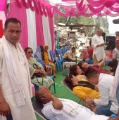 नेपालगन्ज १८ मा प्रशान्त बिष्टले गरे रक्तदान, वडामा 'सानु'लाई जिताउन अपिल