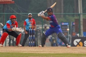 ४२ ओभरको खेलमा नेपालले कुवेतलाई दियो २८२ रनको लक्ष