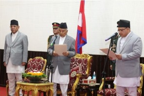 नवनियुक्त प्रधानन्यायाधीश कार्कीले लिए सपथ