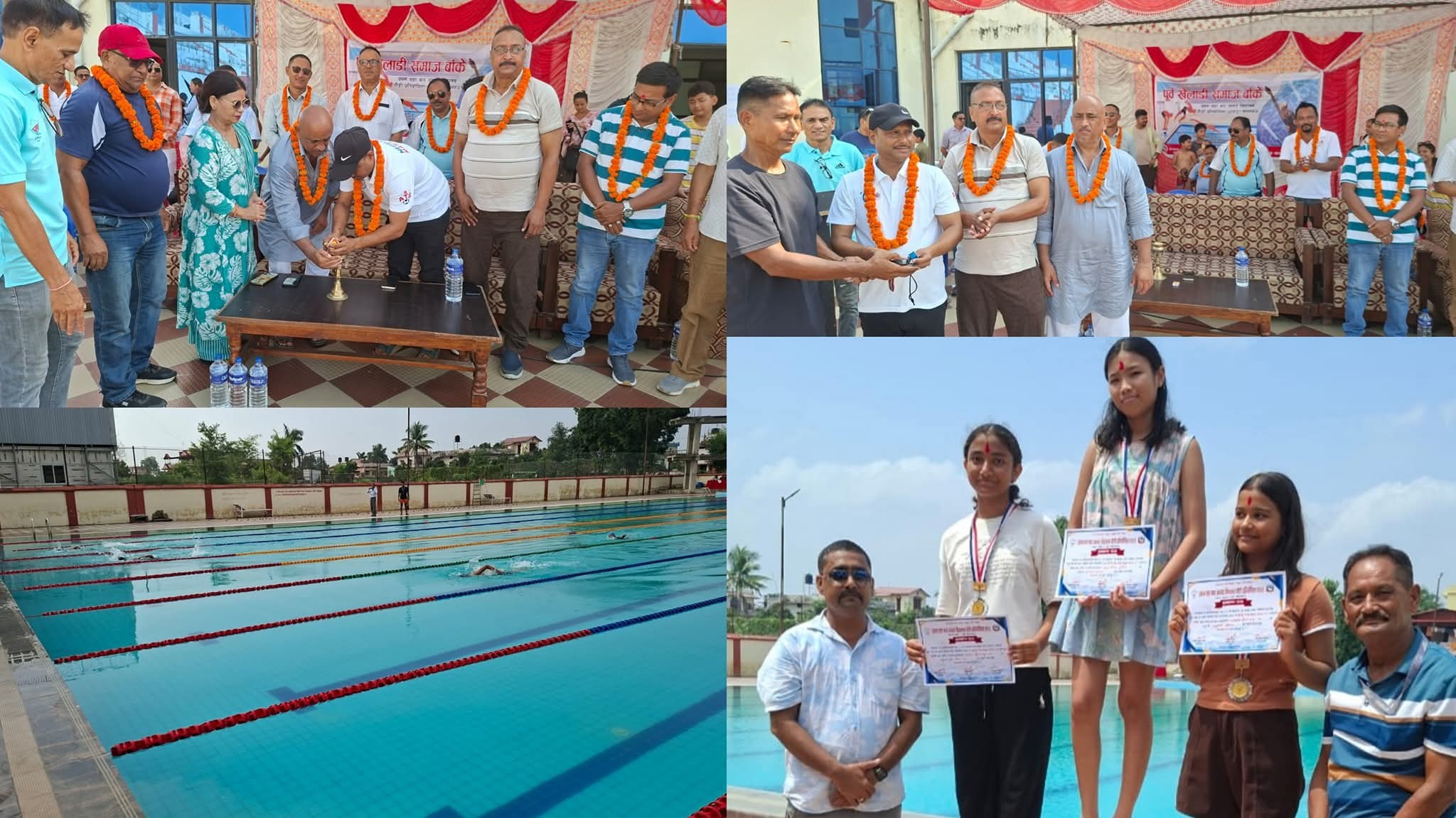 नेपालगन्जमा प्रथम वडा कप अन्तर विद्यालय पौडी प्रतियोगिता सम्पन्न