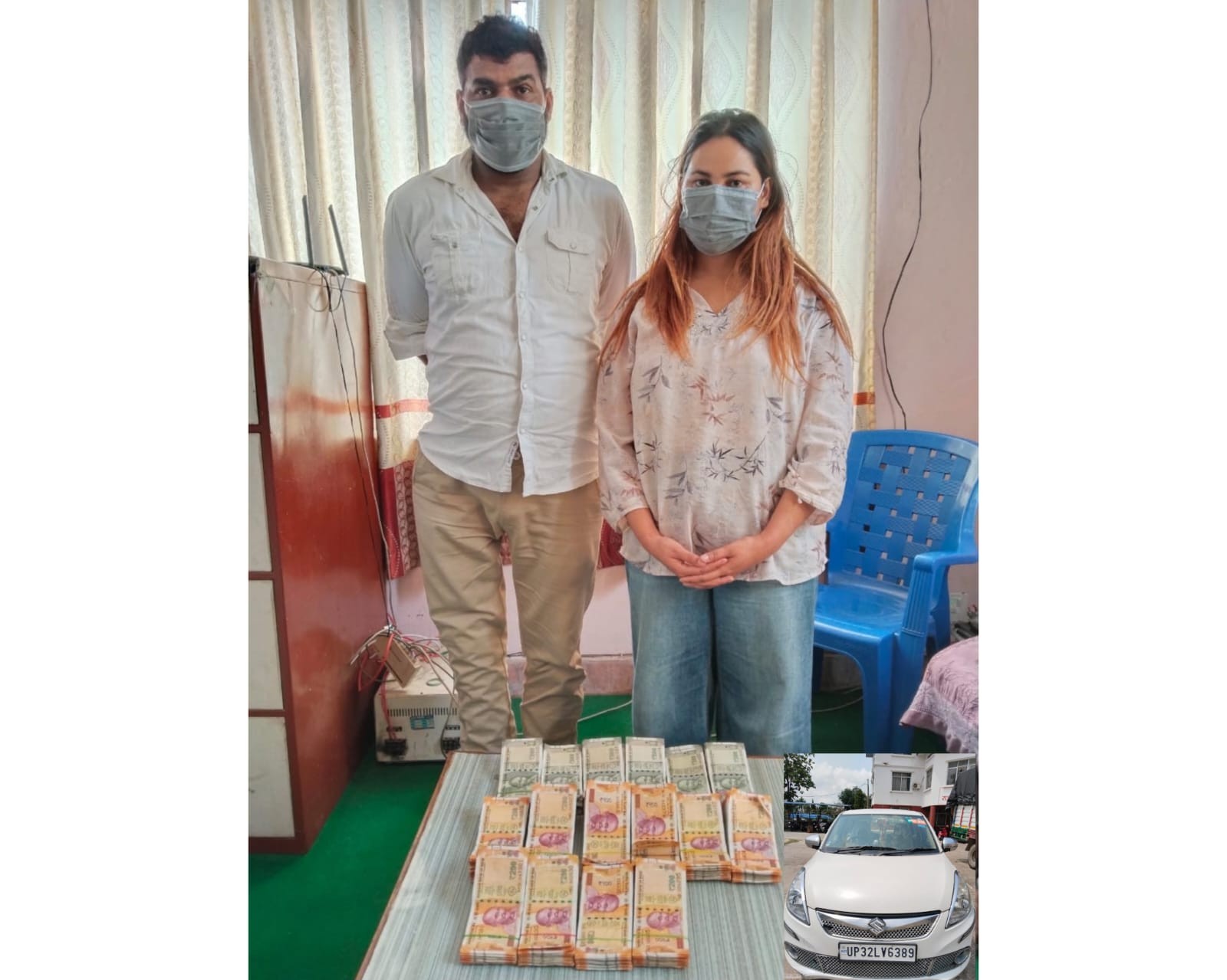भारतबाट कारमा ल्याउँदै गरिएको ५ लाख भारुसहित दुई जना जयसपुरबाट पक्राउ