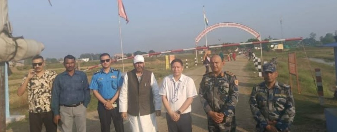 बाँकेका सुरक्षा प्रमुख र जनप्रतिनिधिको टोलीले गर्‍यो नरैनापुर सीमाक्षेत्रको अवलोकन