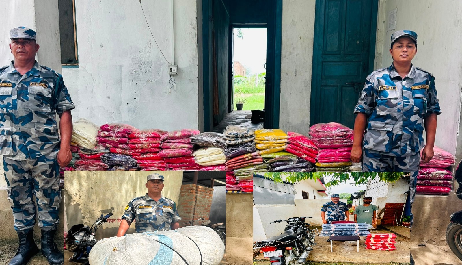 पचपोखरा नाकामा तस्करीविरुद्ध बिओपी साईगाउँको सक्रियता, लगातार तीन दिनमा लाखौँका सामान बरामद