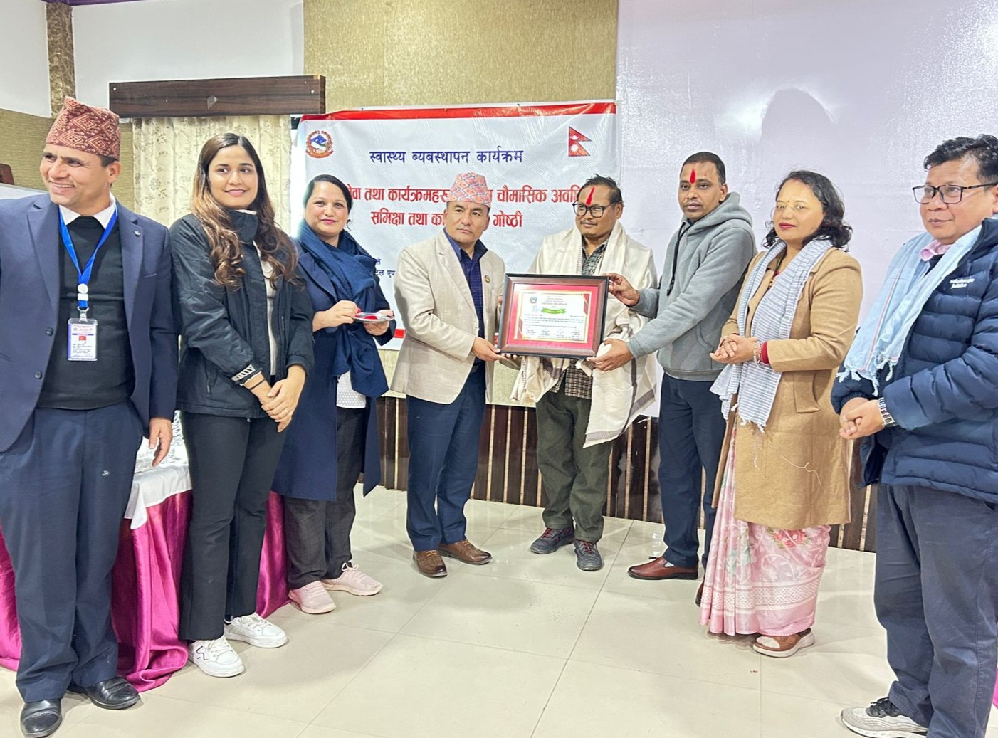 बाँकेमा स्वास्थ्यतर्फ डुडुवा गाउँपालिका सर्वोत्कृष्ट