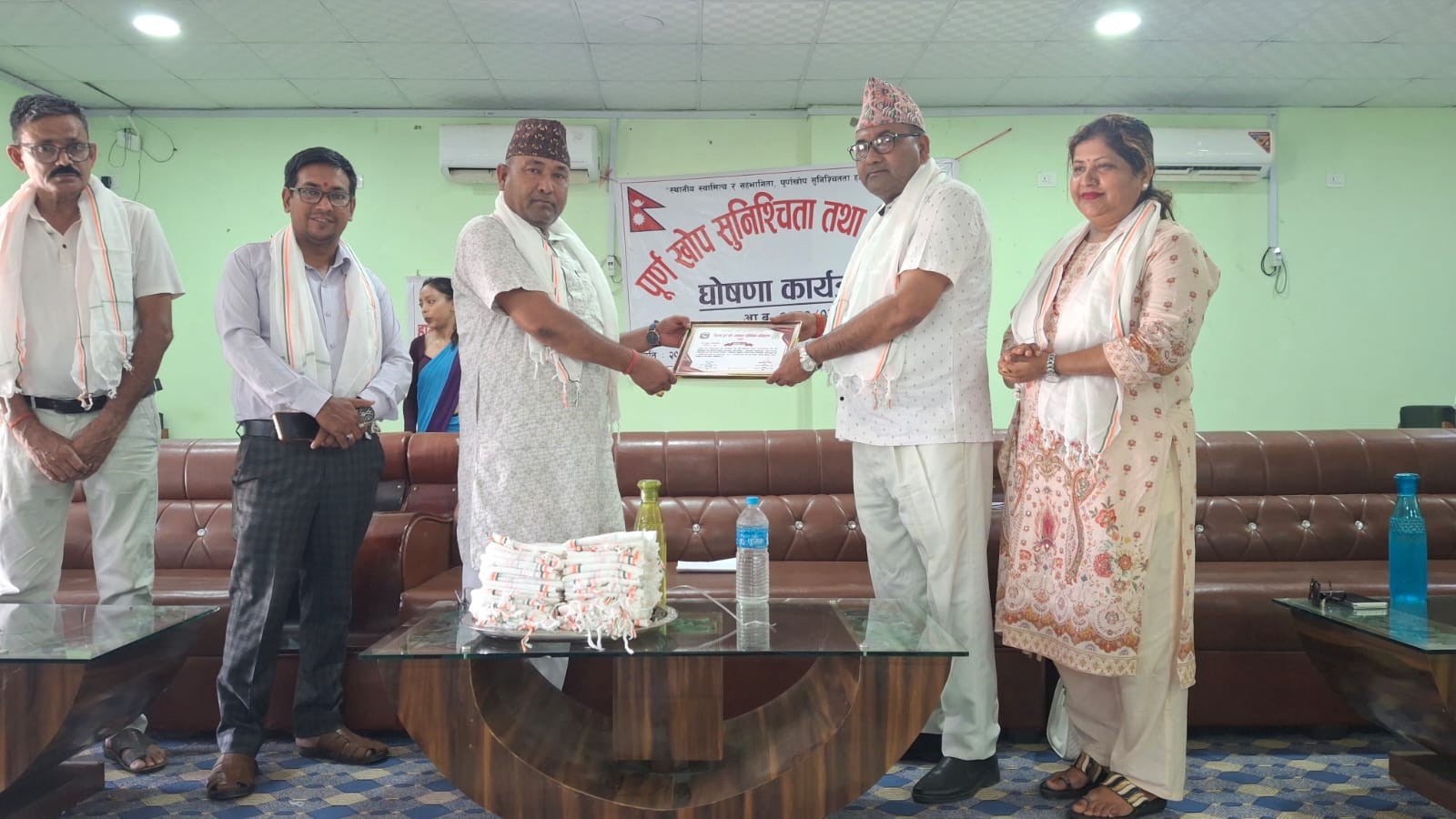 डुडुवा गाउँपालिका पूर्ण खोप सुनिश्चितता तथा दिगोपना घोषणा
