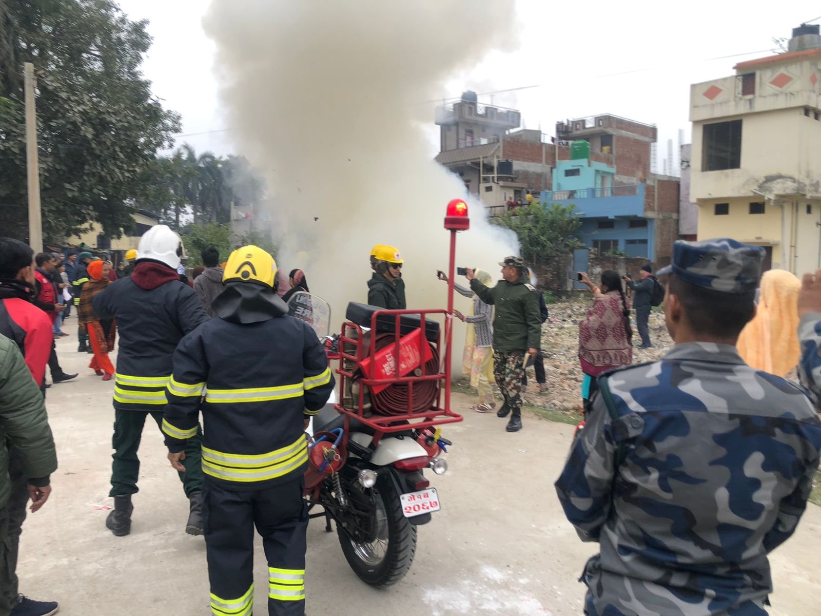 नेपालगन्जमा विपद सम्बन्धि कृत्रिम घटना अभ्यास