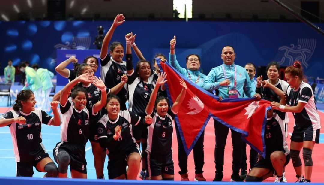 नेपाल एसियन गेम्समा कबड्डीको सेमिफाइनलमा, पदक पक्का