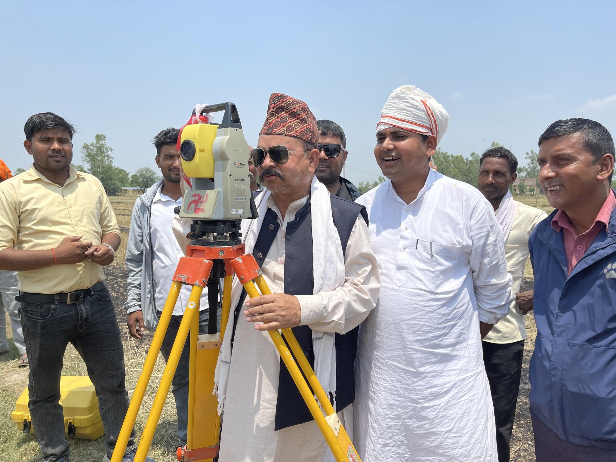 जानकीमा भूमिहीनलाई लालपूर्जा वितरण गर्न जग्गा नापजाँच सुरु
