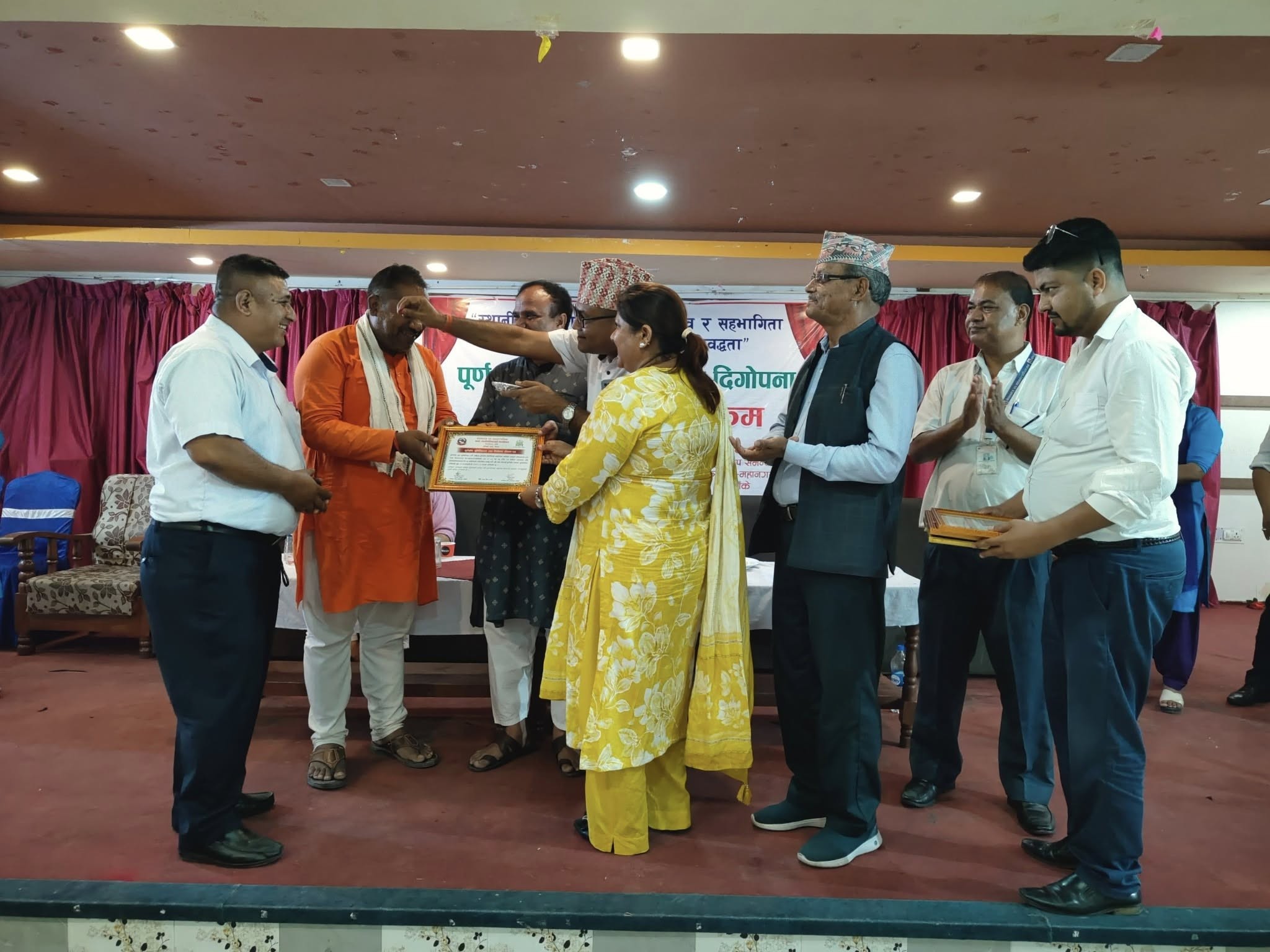 नेपालगञ्ज उपमहानगरपालिका पूर्ण खोप सुनिश्चितता तथा दिगोपना घोषणा